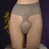 Lingerie Sexy Collants Homme Transparents Vêtements de Nuit Élastique Transparent Ultra-Fin Bas Corps Jockstrap Poche Bombée Collants XL