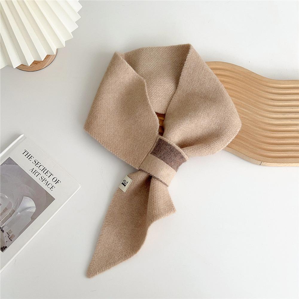 

Новый стиль крестообразный маленький шарф для женщин весна осень лето модный темперамент завязанный мешок повязка на голову декоративный шарф 14*92cm