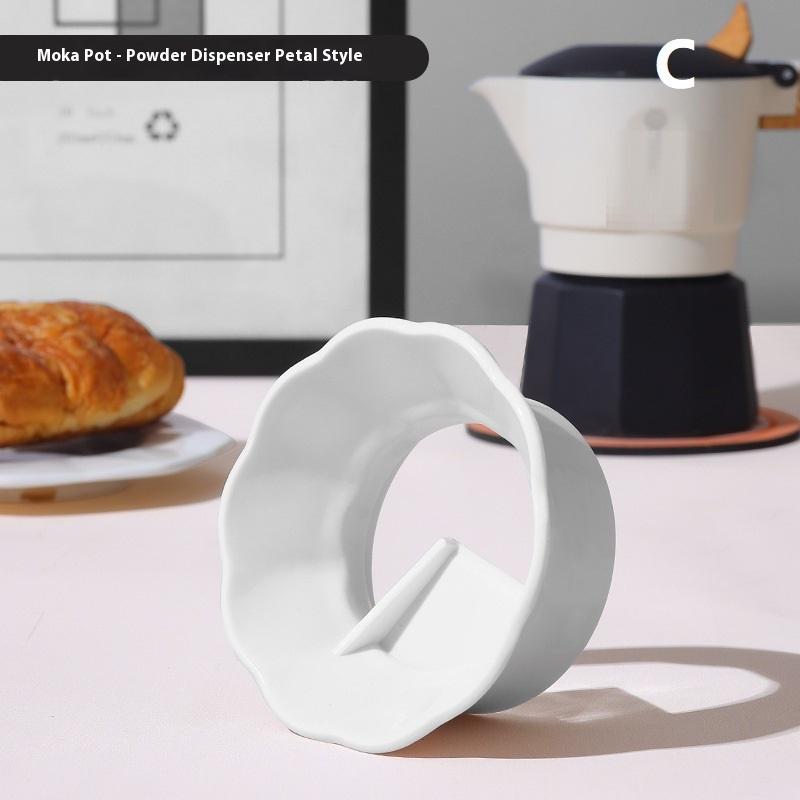 Universal Coffee Tamper For Moka Pot Rotary Powder Dosing Ring Coffee Distributor Leveler Abs Food Grade Material Espresso Tool