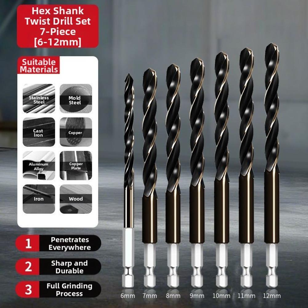 135 Split Point Cobalt Drill Bits For Metalworking Cobalt Steel Twist Drill Set Drill Bit Eccentric Cutting Edge