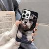 Cute Miniature Schnauzer Puppy Phone Case Cover for iPhone 17 Air 16 16e 15 13 14 11 12 Pro Max Max Plus Coque Fundas Shell