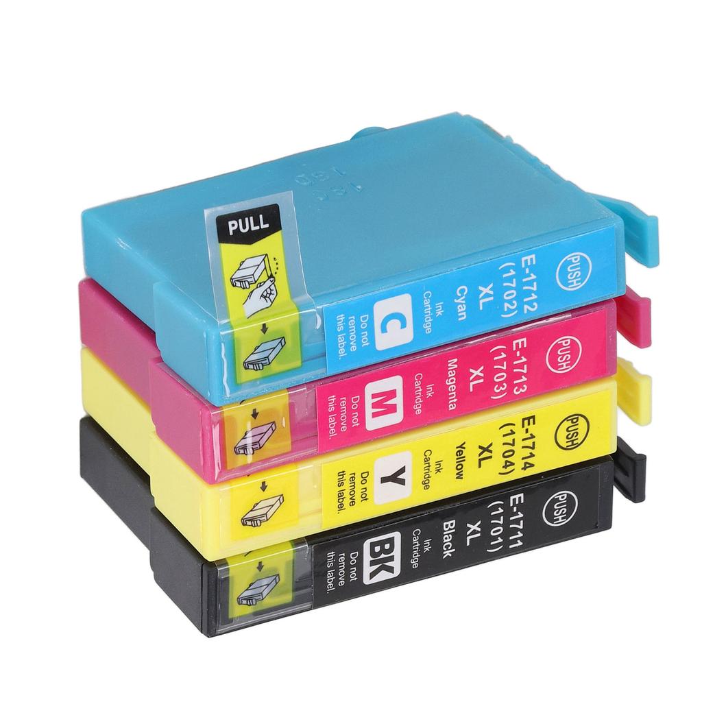 4PCS Printer Ink Cartridge Colorfast Clear Printing Large Capacity Ink Cartridge Replacement for XP 33