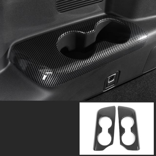 Pro Toyota Highlander XU70 Refit 2022 Carbon Fiber Interiérové Lišty Kryt Převodovky Rám Příslušenství Pro