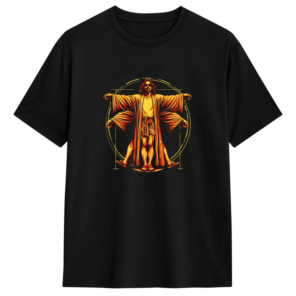 DDude The Big Lebowski TShirt Beach Cotton TShirts For Adult Leisure Pattern Tee Shirt Short Sleeve YK Basic Tees