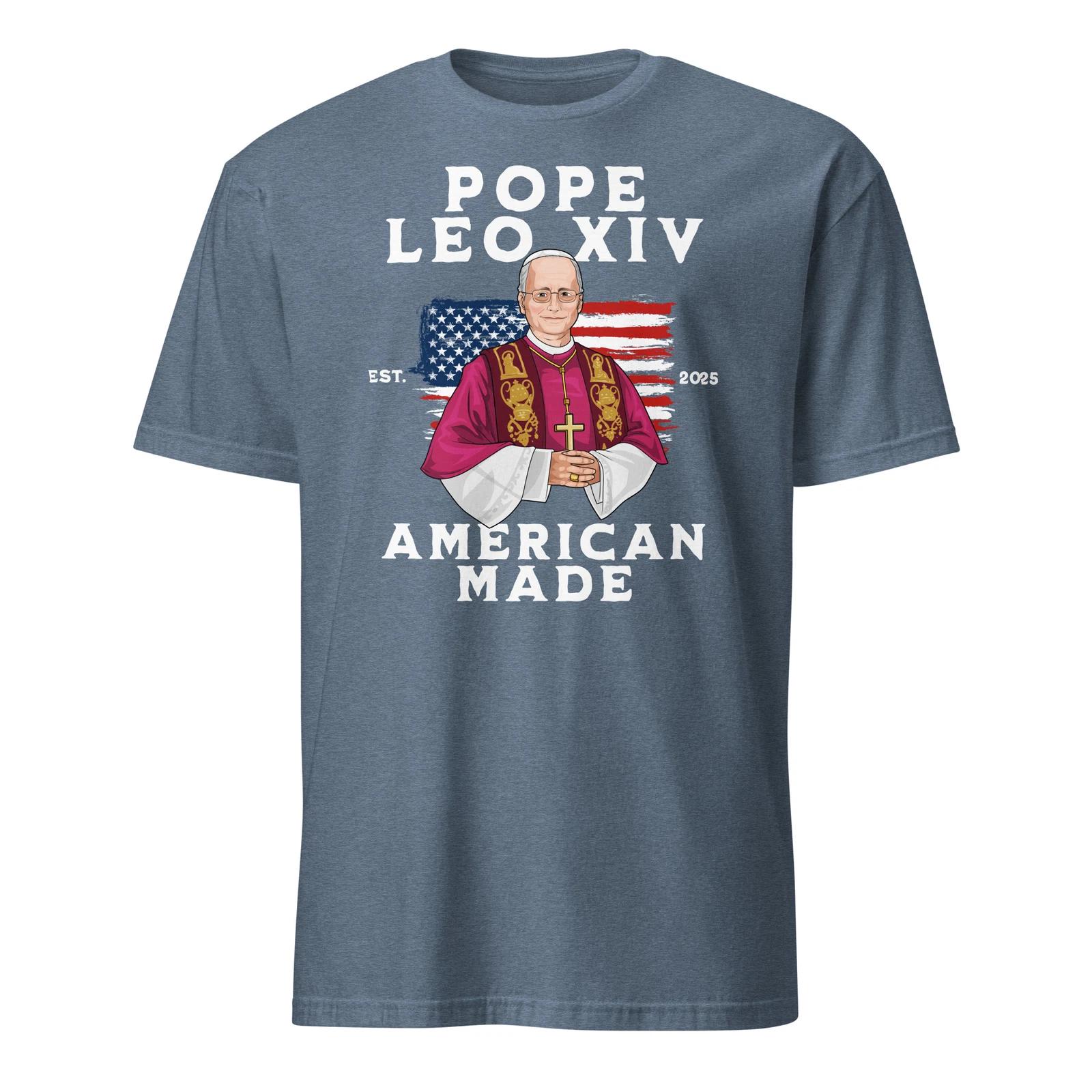 Pope Leo XIV Shirt First American Pope Leo Shirt Chicago Pope T-Shirt Size S-3XL 4XL