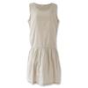 [Suzumen] Cotton Petticoat Dress - High Island Chidori - Long Tank Top - Women's - Made in Japan - M-L - Gray