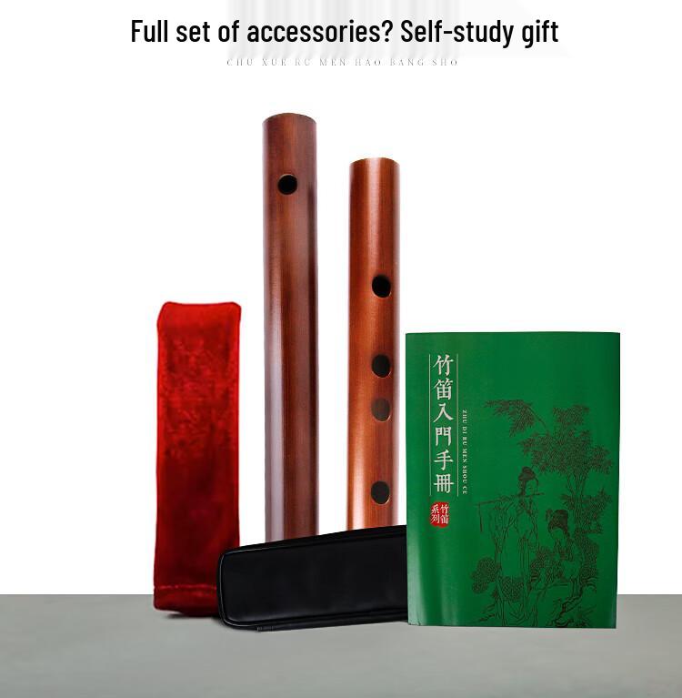 Flauto di Bambù Amaro per Principianti, Adulti e Bambini, Tonalità F o G, Flauto Traverso Entry-Level, Piccolo Strumento Musicale di Nicchia.