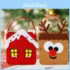 Encantadoras Bolsas de Sacola de Natal com Papai Noel, Boneco de Neve e Rena Para Crianças