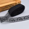10 Iarde Nastro di Pizzo Bianco 4cm Guarnizione di Pizzo Ricamato Fai da Te per Cucito Decorazione Tessuto di Pizzo Africano Applicazione di Pizzo
