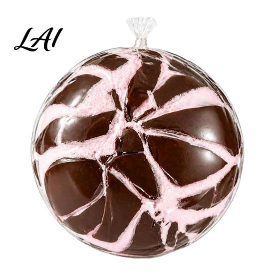 Crispy Chocolate Ball Toy Wax Cracking Squeeze Toy Stress Relief Hand Relaxation Slow Rising Fidget with Crackable Texture Party Favors Safe