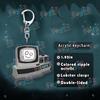 Pressure Horror Game Keychain Accessories Bag CharmsSebastian Solace Gamer Cartoon Keyrings Jewelry Fans Freinds Gift