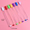 10pcs Plastic LED Bands for Parties Flashing Light Up Wristband Ornament Multicolors Wrist Decoration for Children