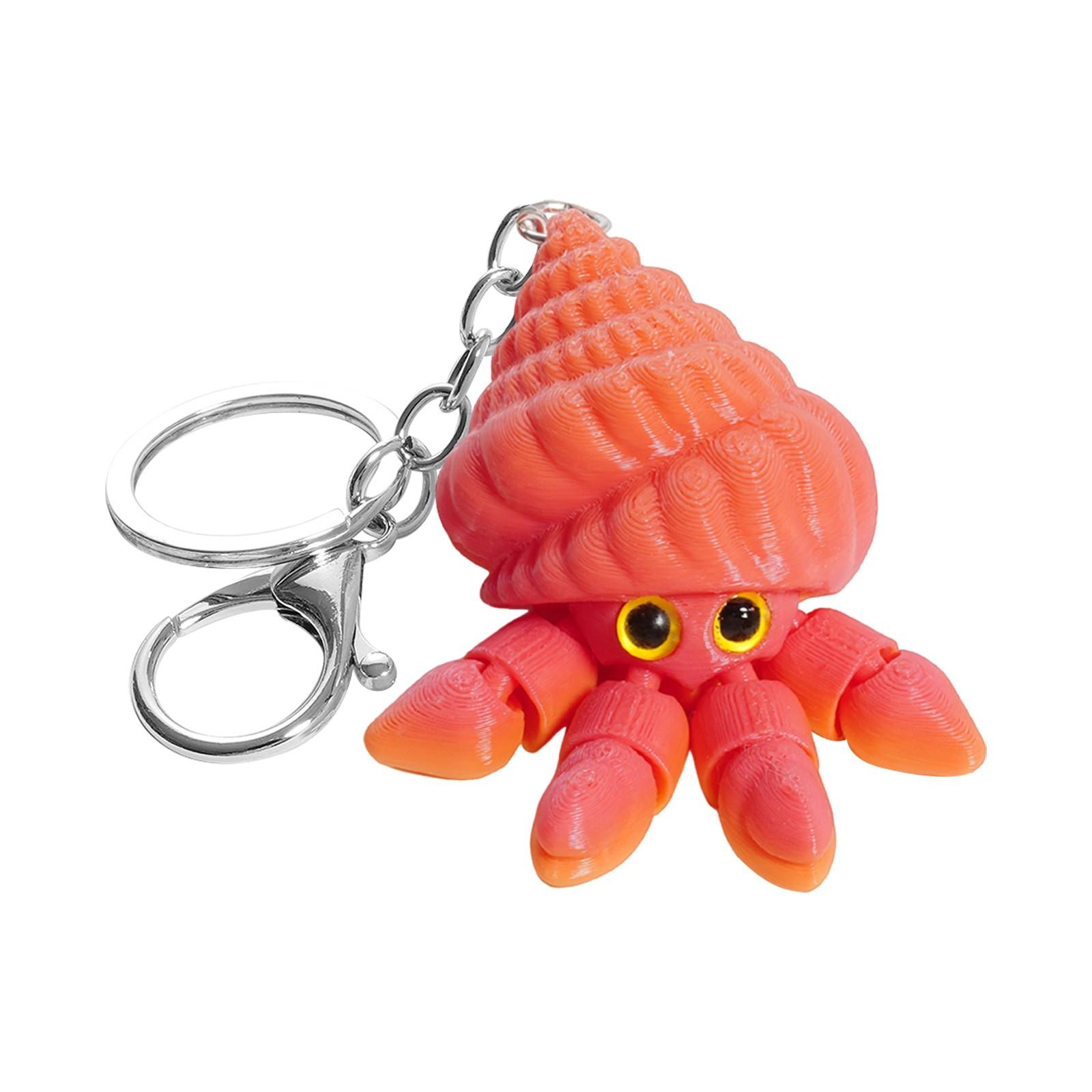 

3D-печатный милый трехмерный брелок для ключей школьный рюкзак маленький кулон подарок маленький орнамент One Size