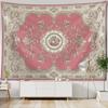 Retro Persian Flower Tapestry Bohemian Aesthetics Wall Hanging Living Room, Bedroom, Dormitory Home Decoration