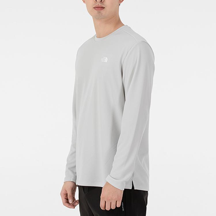 THE NORTH FACE T Shirts Men's Gray White Crew Neck Moderate Other NF0A7QP2-9B8