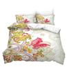 Flower 3D Digital Printing Thickened Quilt Cover Three-Piece Bedding Kit Home Textile Pillowcase Mandala Flower
