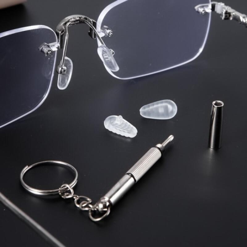 

Силиконовые нескользящие носоупоры для очков 10 шт. 02 Non-slip nose pad 10-piece set