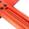 Fresh Aluminum Alloy 500Mm Precision T-Ruler Woodworking Scribe Marking Ruler Deluxe Crossed-Out Measuring Tools