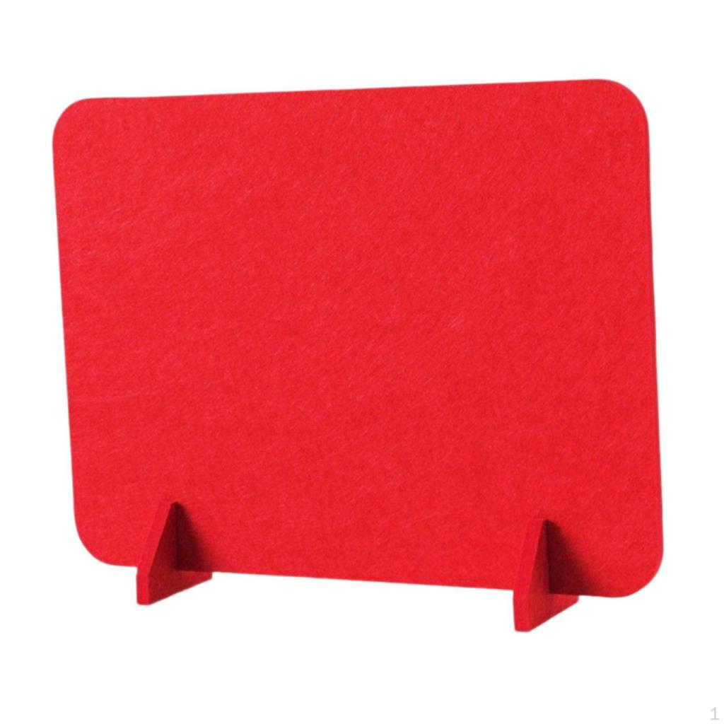 Acoustic Desk Divider, Partition, Privacy Panel Reduces Distractions with Support Legs for Home