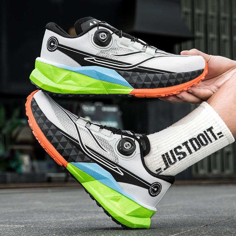 2025 Hot Selling Men Women Tennis Shoes High-quality Outdoor Knob Buckle Sneakers Lightweight Breathable Professional Run Shoes