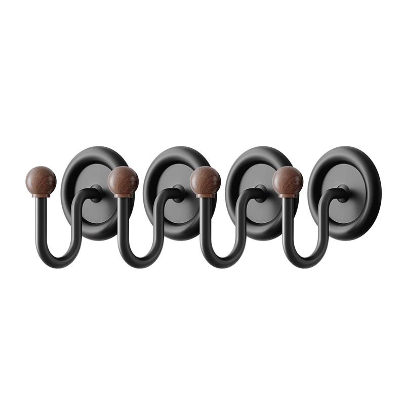 Bathroom Creative Hooks, Punch-Free, Strong Load-Bearing Adhesive, Household Bathroom Wall-Mounted Towel Hooks, Traceless