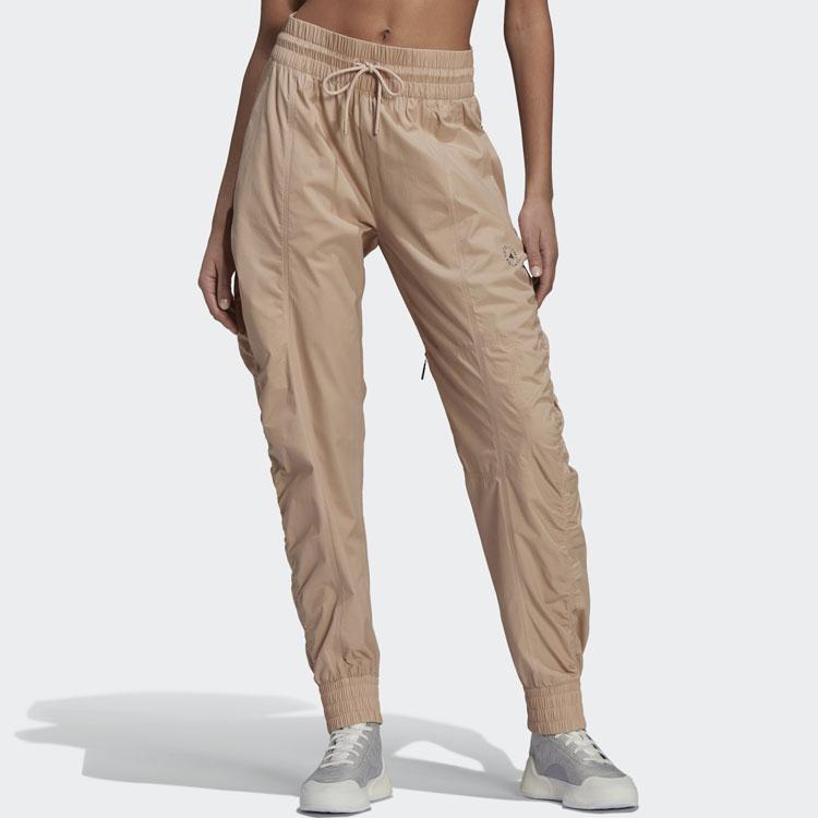 Adidas Woven Track Pants Women Bottoms Grey Pearl-Pink HI3047