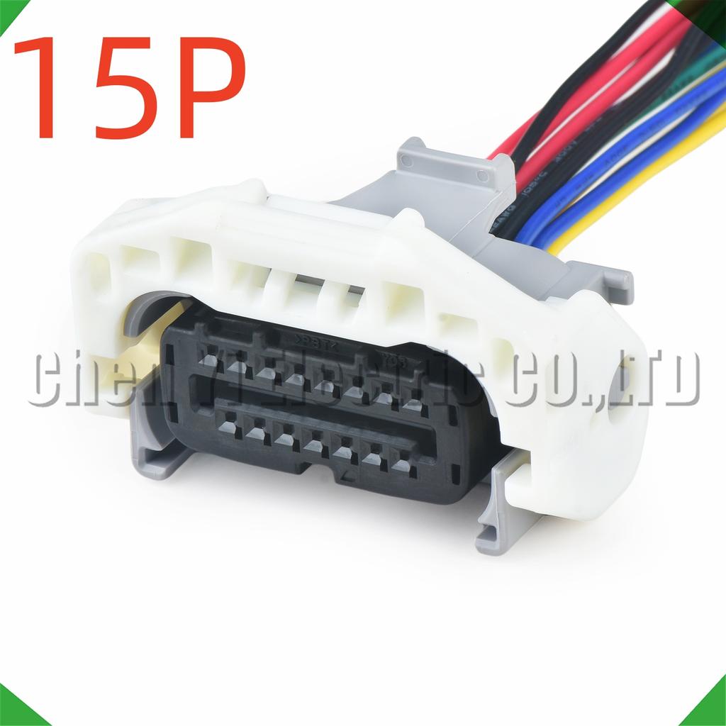 15 Pin Auto Connectors Transmission Gearbox Solenoid Valve Wire Harness Plug 90980-12293 6189-1135 For Toyota Reiz Crown 2.5 3.0