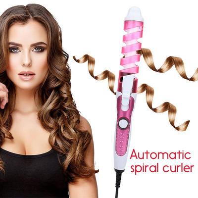Portable Salon Hair Ceramic Curling Iron Wave Wand Magic Spiral Curling Irons Hair Styler Tool