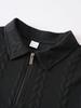 2025 Spring/Autumn Men's Outdoor Casual Lapel Half-Zip Pullover Sweatshirt with Long Sleeves