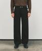 Wednesday Oasis Herringbone Pure Cotton Pants_Black(W25-Pt24)
