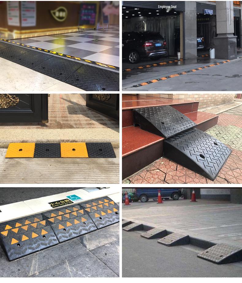 Rubber Threshold & Curb Ramps for Cars and Speed Bumps