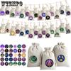 30pcs Drawstring Bag Countdown Calendar 1-30 Bags Children's Snack Gift Bags Festival Countdown Calendar Bags