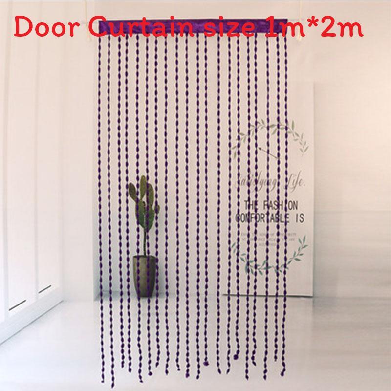 Nordic Style Lighttransmitting Tassel Curtain For Hotel Wedding Salon Decor