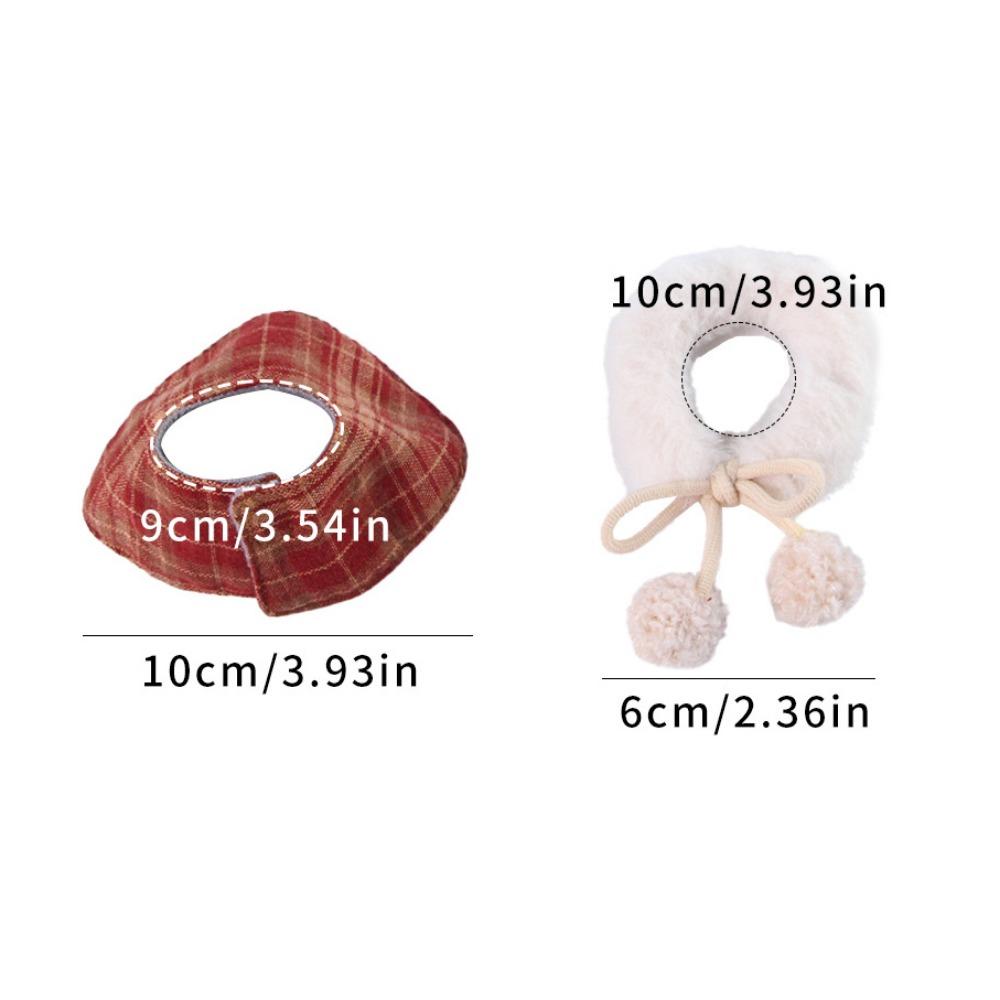 Comfortable Furry Collar Scarf Set Windproof Parrot Outerwear Pet Transformation Outfit  Pet Party