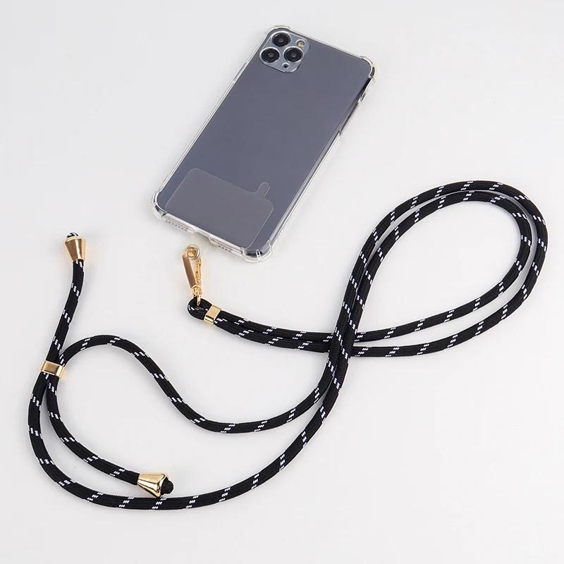 New Universal Adjustable Phone Lanyard Strap Mobile Phone Hanging Rope Neck Straps Anti-lost Lanyards Cell Phone Accessories