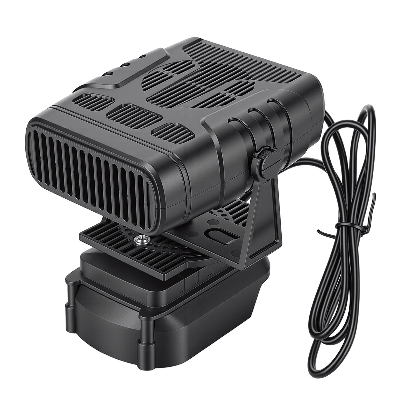 

Cordless Space Heater Suitable for BL1830 BL1850 BL1840 Battery 2 Gear Quiet Small Heater Fan