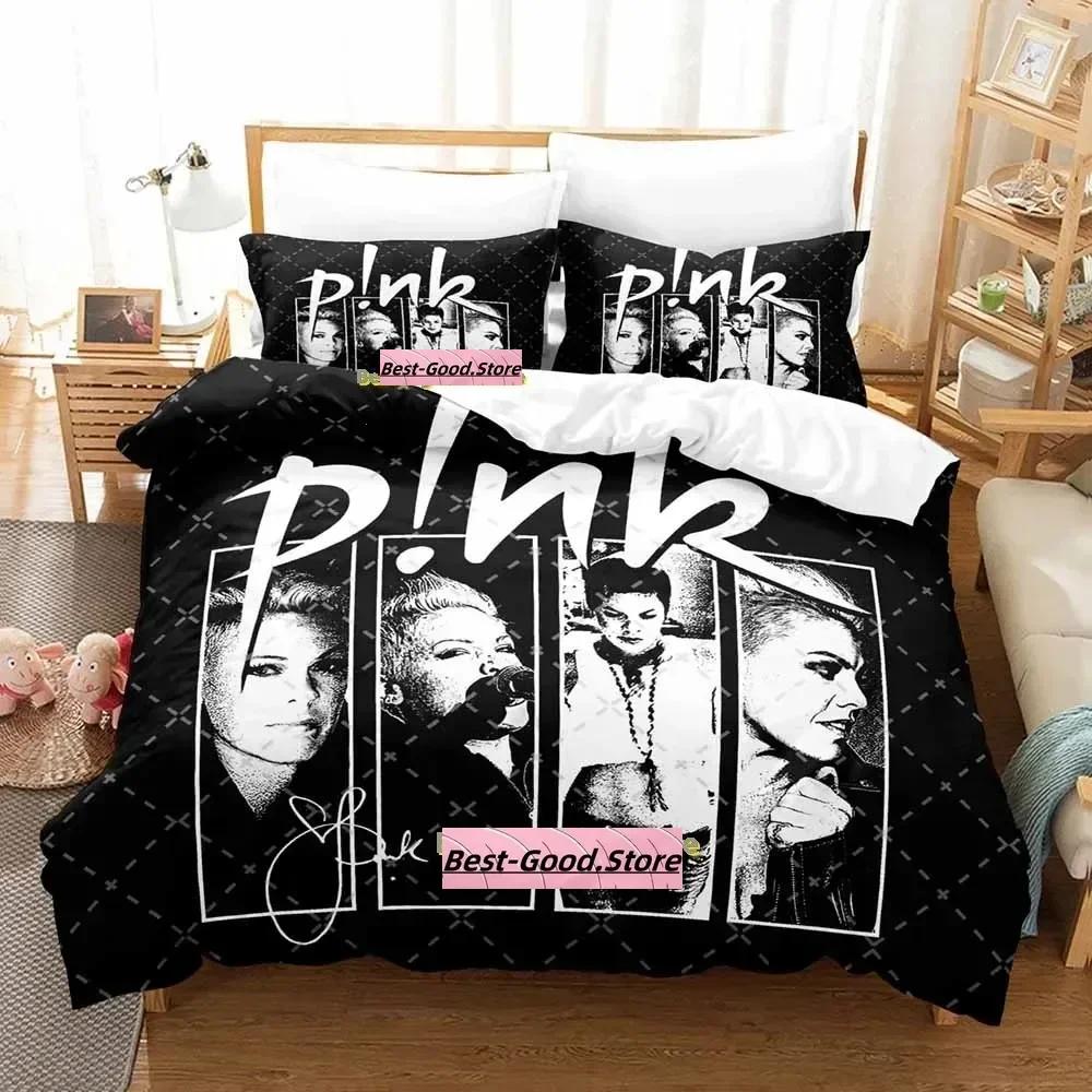 

Pink Singer Tour Beding Set Single Twin Ful Quen King-Sized Dimensionsd Dimensions Bed Linen Set Adult People Kid Bedrom Duvetcover Sets Anime Bed 120*200cm Single