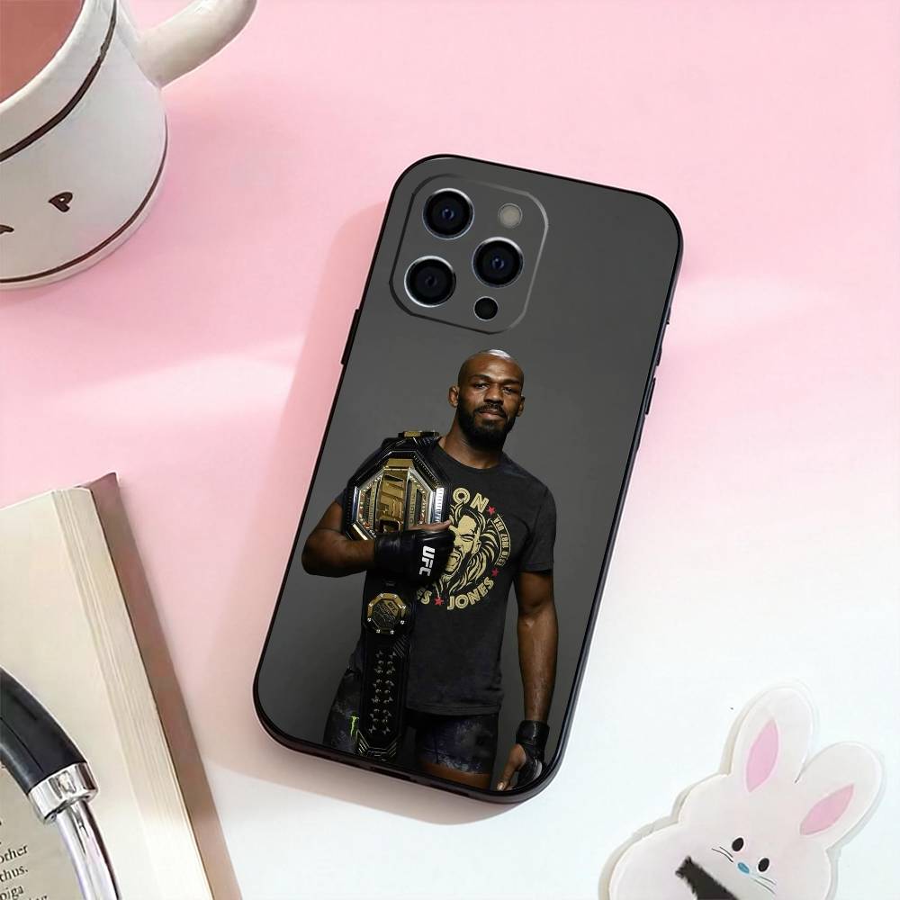 

Fighting J-Jon Jones Wallpaper Phone Case For iPhone 17,16,15,14,13,12,11 Plus,Pro,Max,XS Silicone Soft Cover iPhone16pro