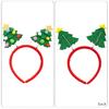 Christmas Party Headband, Elf Leg & Antler Cartoon Hair Hoop for Adults & Kids