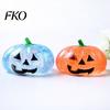 Měkké dýňové mačkací hračky 1/4 ks Halloweenská hračka na uvolnění stresu, Usměvavá hlava, Party drobnosti, Průhledná třpytivá hračka na kancelářský stůl pro zmírnění úzkosti, Pomalý odraz