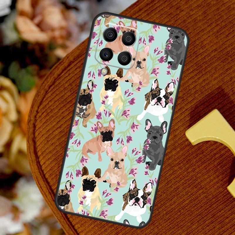 Cute French Bulldog For Samsung Galaxy M14 M34 M54 M12 M32 M52 M53 M33 M13 M20 M15 M55 M31s M30s M21 M51 Case
