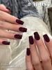 2025 Red Retro Whitening Caramel Gel Nail Polish Set for Manicure