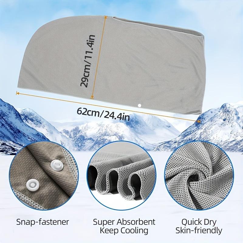 Cooling Hooded Towel, 5pcs/set Evaporative Cooling Technology Hooded Cooling Towel, Very Suitable for Sports, Fitness, Gym