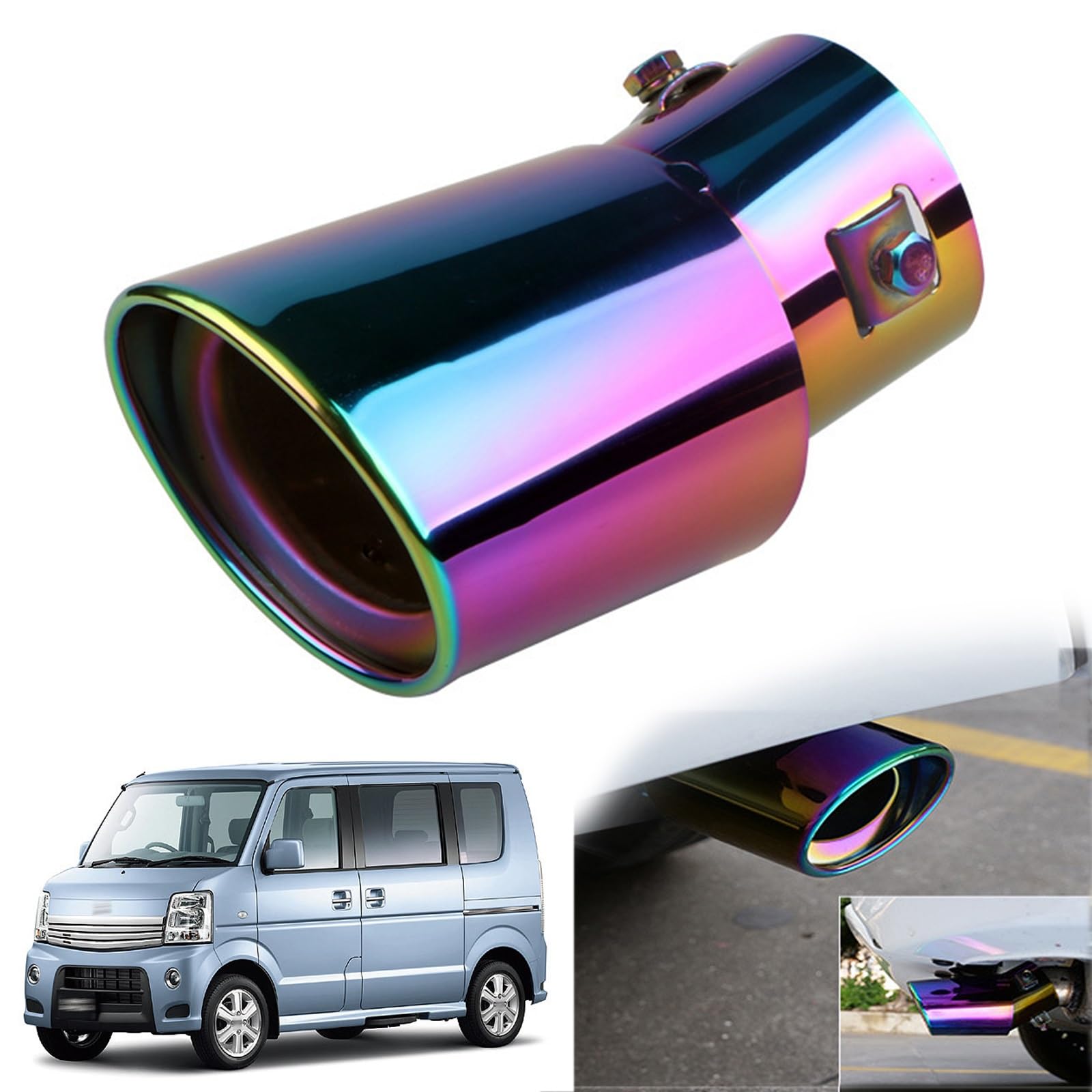 Suzuki Every/Every Wagon DA64V/DA64W Тип Эксклюзивный Насадка глушителя Насадка выхлопной трубы автомобиля Кастомный выхлоп Выхлопная труба song