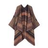 Women's Ethnic Shawl: Northwest Travel Cape, Thick Warm Scarf Cloak