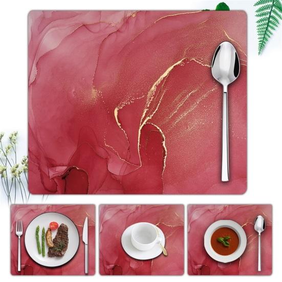 Прозрачный коврик для столовых приборов с принтом — фото 3