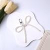 Mode Perlen Schleife Anhänger Schlüsselanhänger Süß Cool Anhänger Ornament Schlüsselring Rucksack Dekoration Schmuck für Frauen Mädchen