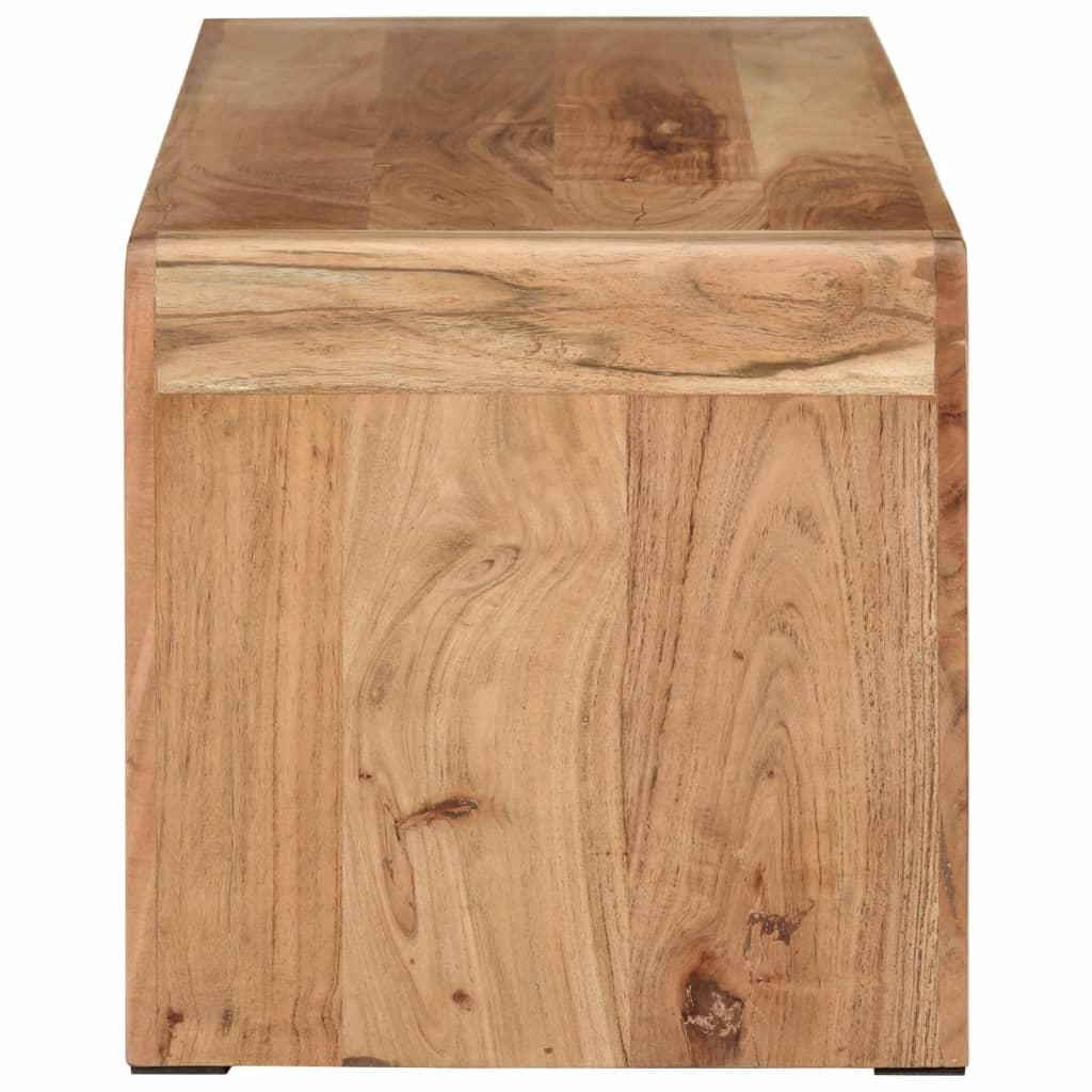 Vidaxl TV Stand, 110X33X33 Cm, Solid Acacia Wood