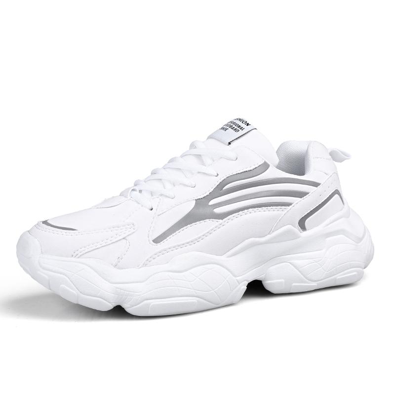 Trend Men's Sneakers Platform Sport Walking Shoes Male High Quality Street Athletic Sneakers Anti Slip Wear-Resistant Soles Comf