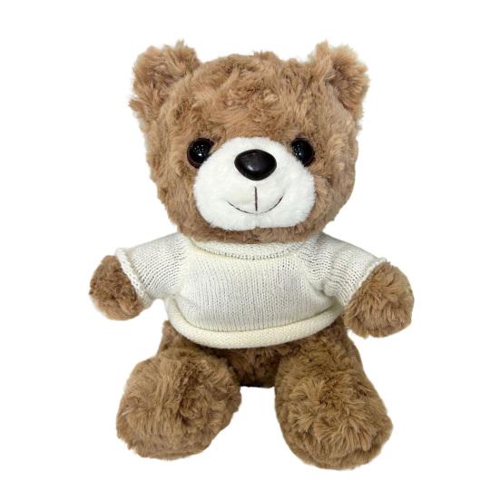 Teddy Bear Plush Toy with Hoodie Soft Stuffed Animal for Christmas Gift Cartoon Huggable Plush Doll for Kids